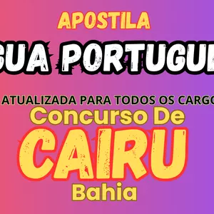 Imagem de capa para o Ebook Apostila conhecimentos gerais, concurso de Cairu-BA