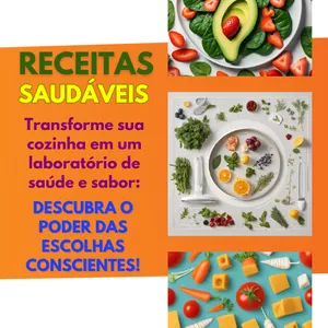 Imagem de capa para o Ebook Planilha de cardápios e receitas para reeducação alimentar 