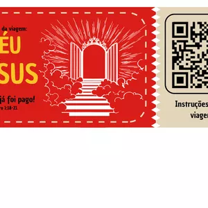 Imagem de capa para o Ebook PASSAGEM PARA O CÉU - Evangelismo Criativo