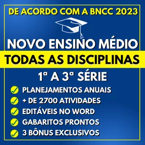 Imagem do curso Planejamentos e Atividades - Novo Ensino Médio 2023