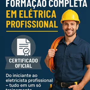 Imagem de capa para o Curso online Formação Completa em Elétrica Profissional – Certificado Oficial 