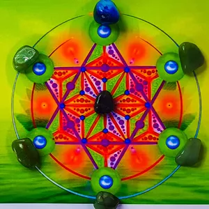 Imagem principal do produto Grade Cristalina - Mandalas Arcturianas e Geometria Sagrada em Cristais