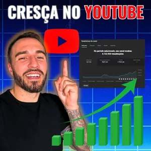 Imagem de capa para o Ebook CRESÇA NO YOUTUBE - Estrátegias para começar no YOUTUBE e ganhar Dinheiro!
