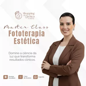 Imagem do curso Master Class em Fototerapia Estética 