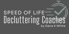 Decluttering Strategies for Real Life with Dana K White logo