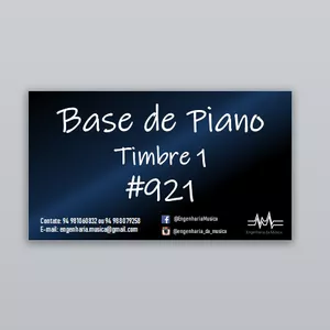 Imagem principal do produto BASE DE PIANO TIMBRE 1 #921  @Engenharia da Música ​