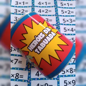 Imagem de capa para o Ebook Heróis da tabuada - multiplicação 