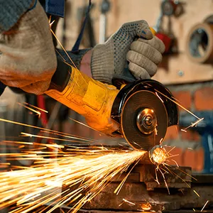 Imagem de capa para o Ebook Trabalhando com Esmerilhadeira 