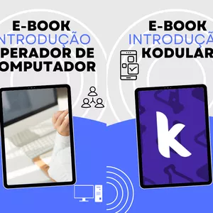 Imagem de capa para o Ebook Introdução a operador de computadores e programação em blocos Kodular