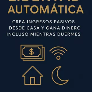 Imagen de portada para Ebook Libertad automática Crea ingresos pasivos desde casa y gana dinero incluso mientras duermes