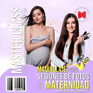 Imagen de portada para Curso online Maquillaje para Sesiones de Fotos de Maternidad