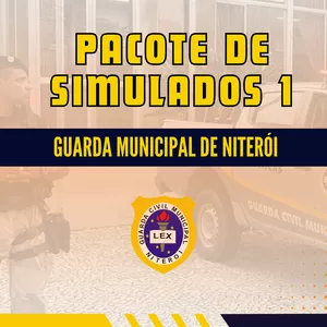 Imagem de capa para o Ebook GCM Niterói - Pacote de Simulados 1