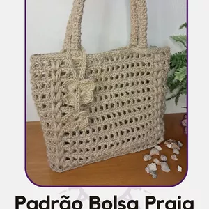 Imagem de capa para o Ebook Bolsa Praia Crochê do Sol