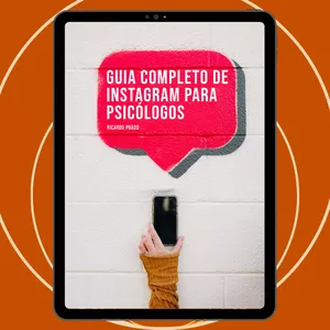 Imagem de capa para o Ebook Guia Completo de Instagram para Psicólogos