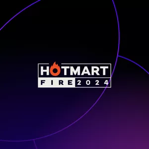 Imagem de capa para o Evento online Hotmart FIRE 2024 - painéis JP Resende, Vitor Mizukawa, Paulo Vendramini e Elaine Terceiro