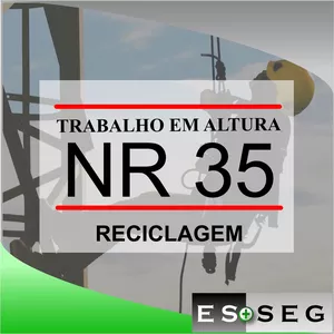 Imagem de capa para o Curso online Reciclagem para Trabalho em Altura - NR 35