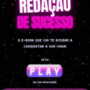 Imagem de capa para o Curso online E-book redação de sucesso