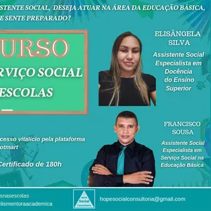 Imagem de capa para o Curso online Curso de Serviço Social nas escolas