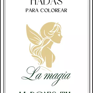 Imagen de portada para Ebook Hadas encantadas, un libro mágico para colorear 