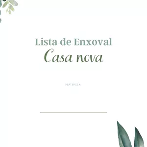 Imagem de capa para o Ebook Lista Enxoval Casa Nova - O Guia Completo para o Seu Novo Começo!