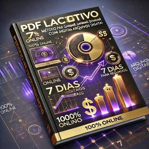 Imagem de capa para o Ebook **PDF Lucrativo: Método 7 Dias para Criar e Vender Seus Arquivos Digitais (Sem Habilidades Técnicas)**  