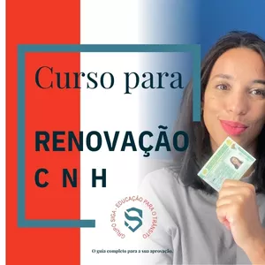 Imagem de capa para o Ebook Curso para Renovação da CNH - 2025