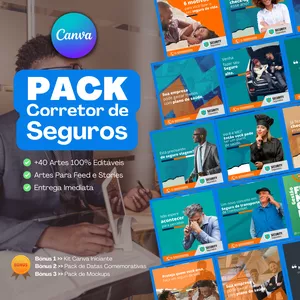 Pack Canva Para Corretor de Seguros