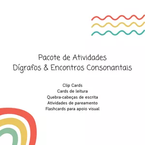 Imagem de capa para o Ebook Dígrafos e Encontros Consonantais