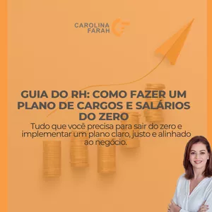 Imagem de capa para o Ebook Guia do RH: como fazer um plano de Cargos e Salários do zero.