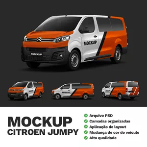 Imagem de capa para o Curso online Mockup Premium - Citroen Jumpy (Furgão e Van)