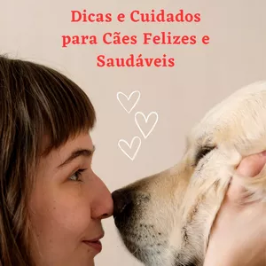 Imagem de capa para o Ebook Bem-Estar Canino: Dicas e Cuidados para Cães Felizes e Saudáveis