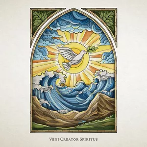 Imagem de capa para o Ebook Veni Creator Spiritus: Ilustração