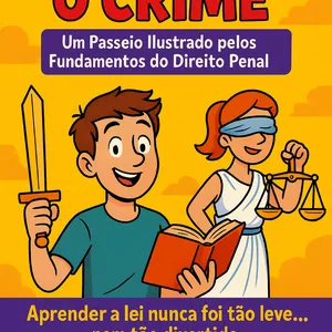 Imagem de capa para o Ebook E-book - Direito Penal animado. Um passeio ilustrado pelos fundamentos da Ciência Penal