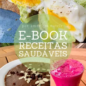 Imagem de capa para o Ebook E-book de Receitas Saudáveis e Funcionais