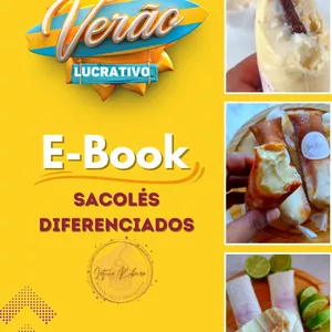Imagem de capa para o Ebook E-Book Sacolés Diferenciados by Leticia Ribeiro