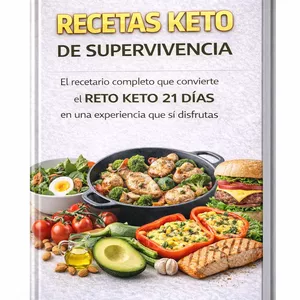 Imagen de portada para Ebook RECETAS KETO DE SUPERVIVENCIA