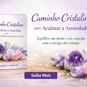 Imagem de capa para o Ebook Caminho Cristalino para Acalmar a Ansiedade