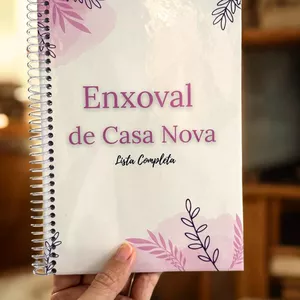 Imagem de capa para o Ebook Planner Enxoval Casa Nova – A4 e A5 • Rosa (PDF) 