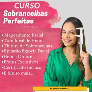 Imagem de capa para o Curso online Curso "Design de Sobrancelhas do Zero: Aprenda Aqui e Transforme Sua Carreira"