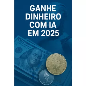 Imagem de capa para o Ebook GANHEM DINHEIRO COM IA EM 2025