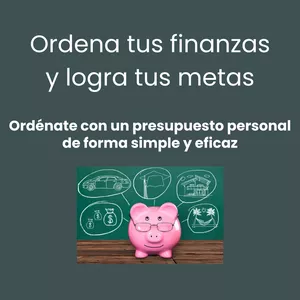 Imagen de portada para Curso online Ordena tus finanzas y logra tus metas💰