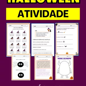Imagem de capa para o Ebook Atividade Halloween dia das bruxas