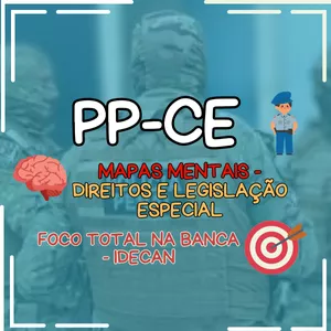 Imagem de capa para o Curso online MAPA MENTAIS PACK DE DIREITOS E LEGISLAÇÃO ESPECIAL - PPCE 2024