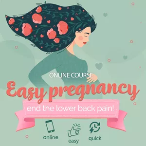 Cover image for Online course Easy Pregnancy: End the Lower Back Pain