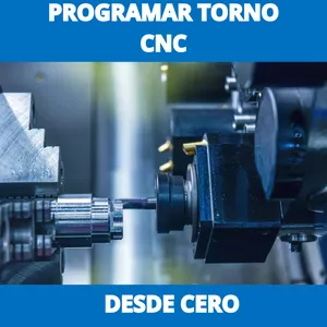 Imagen de portada para Ebook APRENDE A PROGRAMAR TORNO CNC DESDE CERO