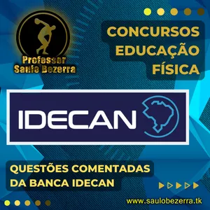 Imagem de capa para o Ebook IDECAN: Questões comentadas de Educação Física