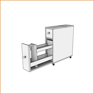 Imagen de portada para Ebook K106 - Plano de mueble auxiliar para baño