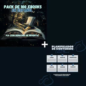 Imagen de portada para Curso online PACK DE 100 EBOOKS PLR EN ESPAÑOL + PLANTILLAS DE CREACIÓN DE CONTENIDO EN REDES SOCIALES