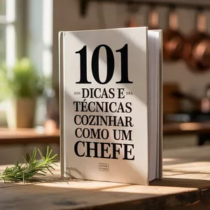 Imagem de capa para o Ebook DOMINE A COZINHA: 101 MACETES QUE TODO CHEFE CONHECE