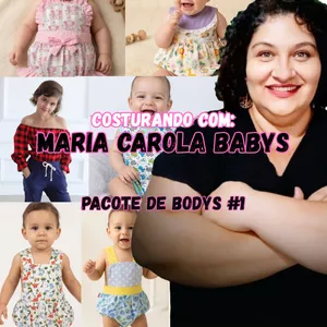 Imagem de Costurando Com Maria Carola Babys - Pacote Bodys #1 criado por Maria Carola Babys na hotmart
